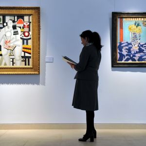 ysl:s tavlor på auktion