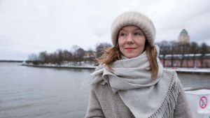 Meri Louekari utreder hur öarna i Helsingfors kunde utvecklas för att svara på dagens behov. Meri Louekari.