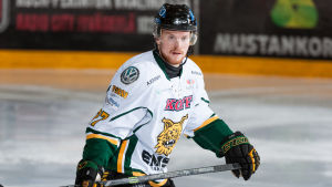 Marcus Fagerudd har spelat fyra matcher den här säsongen. Marcus Fagerudd i Ilves