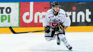 Juuso Ikonen har trivts i Uleåborg. Juuso Ikonen, Kärpät, januari 2016.