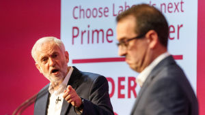 Corbyn och Smith i partiledarduell