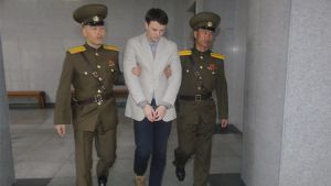 Otto Warmbier greps i januari år 2016. Otto Warmbier greps i januari 2016