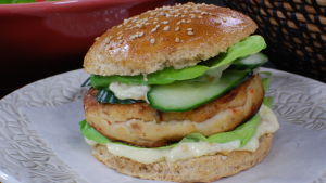 Fiskburgare på blandad fisk