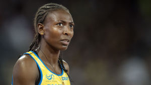 Abeba Aregawi har – likt framför allt många ryska idrottare – åkt fast för meldonium. Abeba Aregawi i närbild.