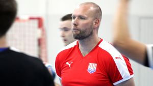 Teddy Nordling. Teddy Nordling i BK-46:s träningar.