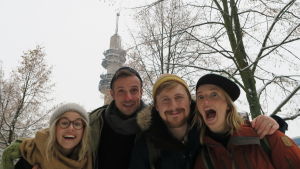 BUU-stämpeln, Lisa Gerkman, Malin Olkkola, Staffan Gräsbeck och Jontti Granbacka
