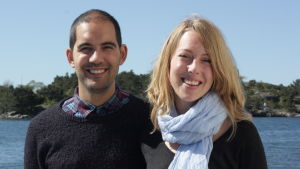 Aaron Blanco och Ida-Kajsa Johansson trivs i Korpo. aaron blanko och ida-kajsa johansson