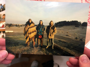 Matterhorn, Hidaka ja Ilpo Okkonen Kalajoella aamuhämärissä syyskuussa 1991 Matterhorn, Hidaka ja Ilpo Okkonen Kalajoella aamuhämärissä syyskuussa 1991