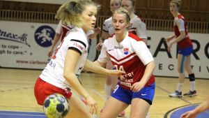 Hanna Salo fick spela i finalserien där HIFK föll mot Dicken. HIFK:s Hanna Salo och Dickens Alexandra Ahlroth.