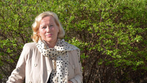 Lisbeth Hemgård är oroar sig över den segregerande trenden i samhället Lisbeth Hemgård ute i solskenet