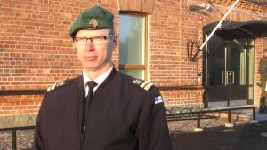Leo Puhakka är informatör på Nylands brigad. Nylands Brigads informatör Leo Puhakka