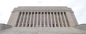 Nordiska rådets 69:e session hålls i riksdagshuset i Helsingfors. Riksdagshuset i Helsingfors.