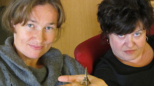 Rabulisterna Mikaela Strömberg-Schalin och Sabine Forsblom