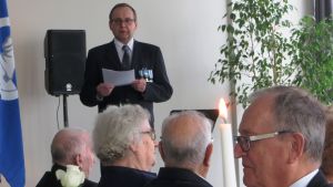 Birger Tikander berättade om sin tid som fredsbevarare på nationella veterandagen i Lovisa 27.4.2016 Nationella veterandagen 27.4.2016 firades i Lovisa med ett anförande där Birger Tikander berättade om sin tid som fredsbevarare på Cypern för 40 år sedan