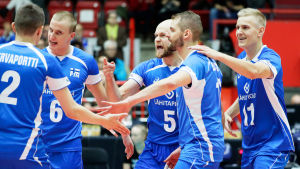 Finland gjorde processen kort. Volleyboll, herrlandslaget.