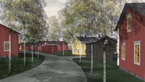 Arkitektbyrån Ark LKL har framställt några konceptbilder på traditionsbyn i Tallmo, Sibbo. Arkitektbyrån Ark LKL har framställt några konceptbilder på traditionsbyn i Tallmo, Sibbo.