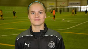 Julia Tunturi gjorde matchens enda mål mot FC Honka. Julia Tunturi