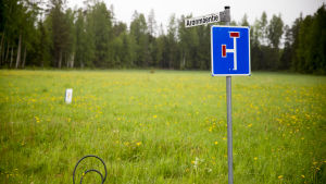 Här kommer de första byggnaderna i hälsobyn att byggas om drygt ett halvår. Aronmäki, Torppi tontti.