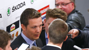 Pressen på Lauri Marjamäki var enorm under ishockey-VM. Lauri Marjamäki.