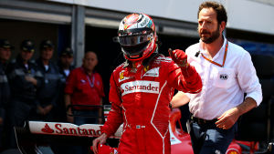 Kimi Räikkönen körde hem karriärens sjuttonde pole position. Kimi Räikkönen.