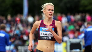 Sandra Eriksson anser att man inte kan dopa sig i misstag. Sandra Eriksson, Paavo Nurmi Games 2015.