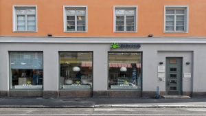 Anvias butik på Stora långgatan i Vasa. Anvias butik på Stora långgatan i Vasa.