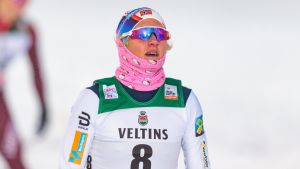 Kathrine Harsem skippar fortsättningen av Tour de Ski. Kathrine Rolsted Harsem, 2017.