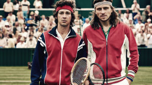 Inga glada miner. Borg & McEnroe var sammanbitna 1980 - utan att ha en aning om hur kärvt filmläget skulle bli 2017 Världens mest framgångsrika tennisspelare ser trumpna ut.