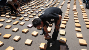 Cannabissmuggling i Indonesien i januari 2018. Polisen beslagtog 1,3 ton cannabis Cannabissmuggling i Indonesien i januari 2018. Polisen beslagtog 1,3 ton cannabis