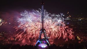   Saturday, the French national holiday in Paris was celebrated 