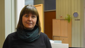 Verksamhetsledare Camilla Nyman vid Citygruppen i Jakobstad. Verksamhetsledare Camilla Nyman vid Citygruppen i Jakobstad