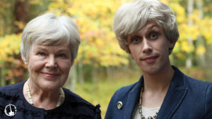 Strandberg gör en Lillan Rehn Christoffer Strandberg som Elisabeth Rehn, tillsammans med Elisabeth Rehn.