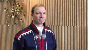Pentti Pieski säger att språket är mycket viktigt för samerna i huvudstadsregionen. Pentti Pieski