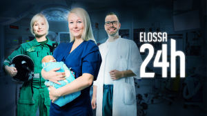 Elossa 24h-sarjan kolme päähenkilöä: Piritta, Martiina ja Martin