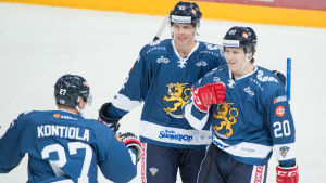 Petri Kontiola, Miro Heiskanen och Eeli Tolvanen kan alla bära Finlands färger i Pyeongchang. Eeli Tolvanen, Lejonen.