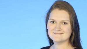 Nadine Karell har valts till tvåspråkig informatör - ett nytt jobb vid sjukvårdsdistriktet.