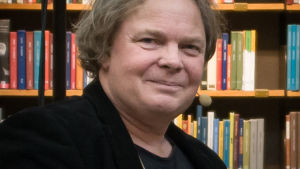 Magnus William-Olsson på Poesimässan på Stockholms Stadsbibliotek den 23 mars 2018. Den svenska författaren Magnus William-Olsson.