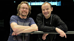 Sellisti Jukka Rautasalo ja kapellimestari Tuomas Hannikainen Jukka Rautasalo, Tuomas Hannikainen