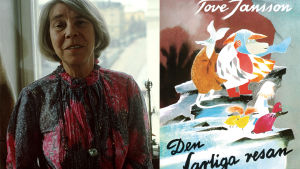 Tove Jansson ja Den Farliga resan -kirjan kansi