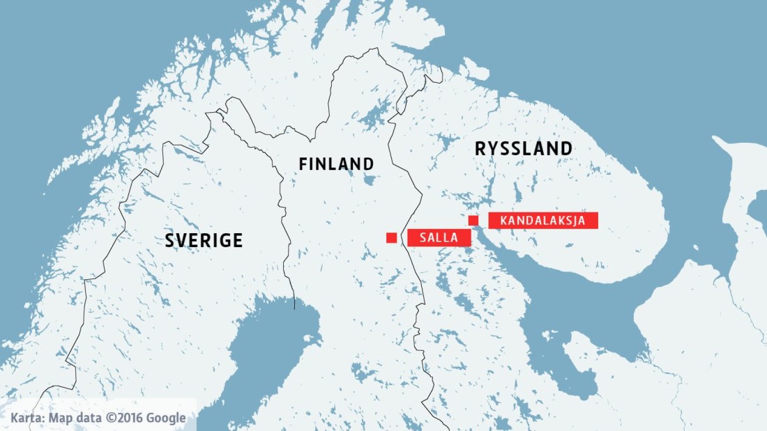 Ryssland Hotar Sverige Och Finland