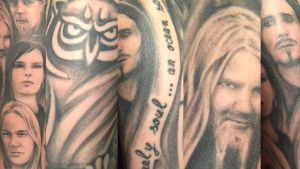 Saksalaisen Nightwish-fanin tatuointeja