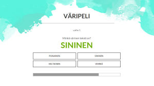 Marja Hintikka Live, väripeli