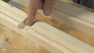 Spår för liggande list