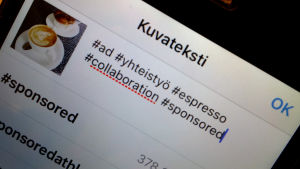 Sponsoroitu postaus Instagramissa