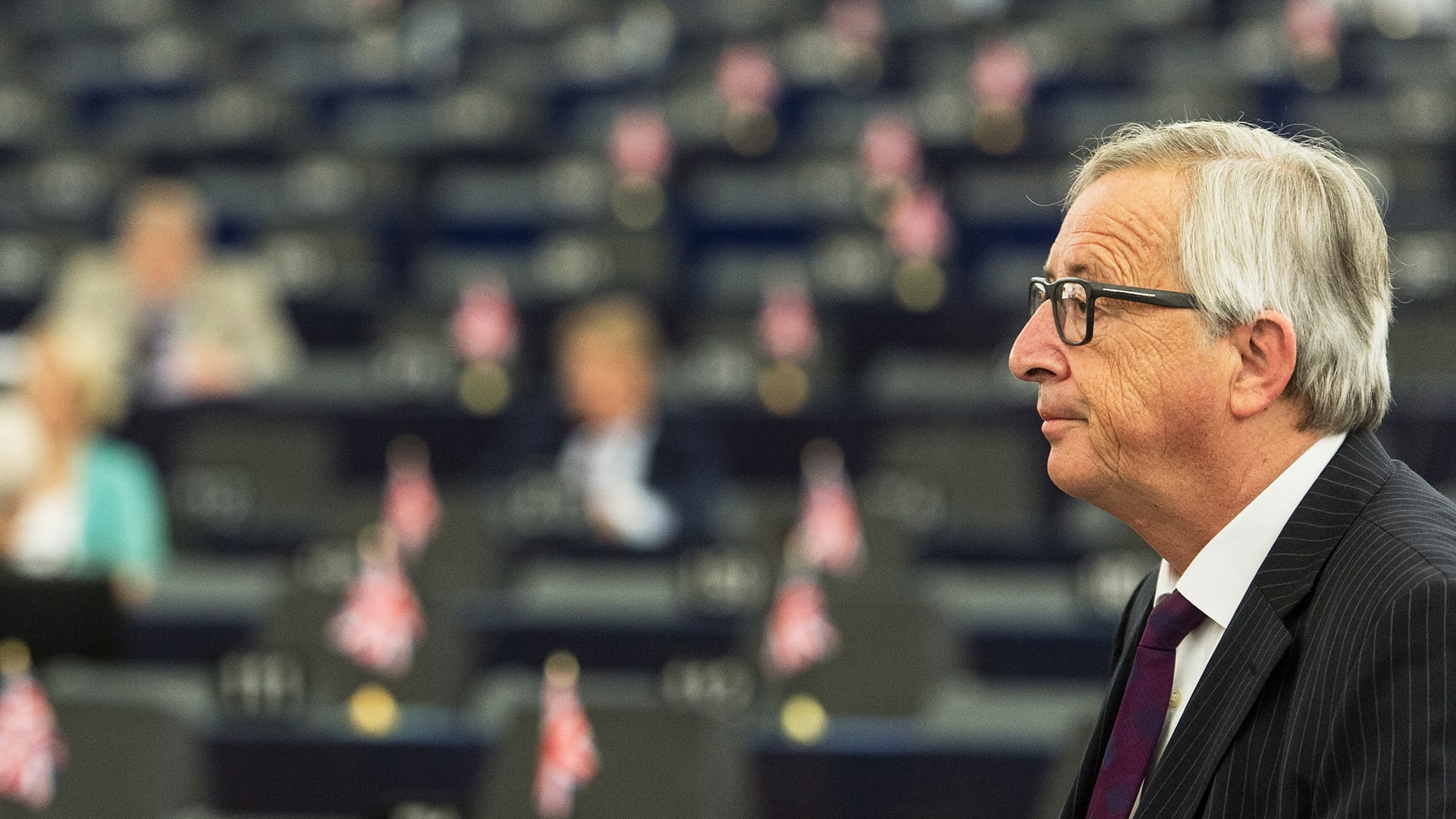  Jean  Claude  Juncker h ller sitt rliga linjetal TV 