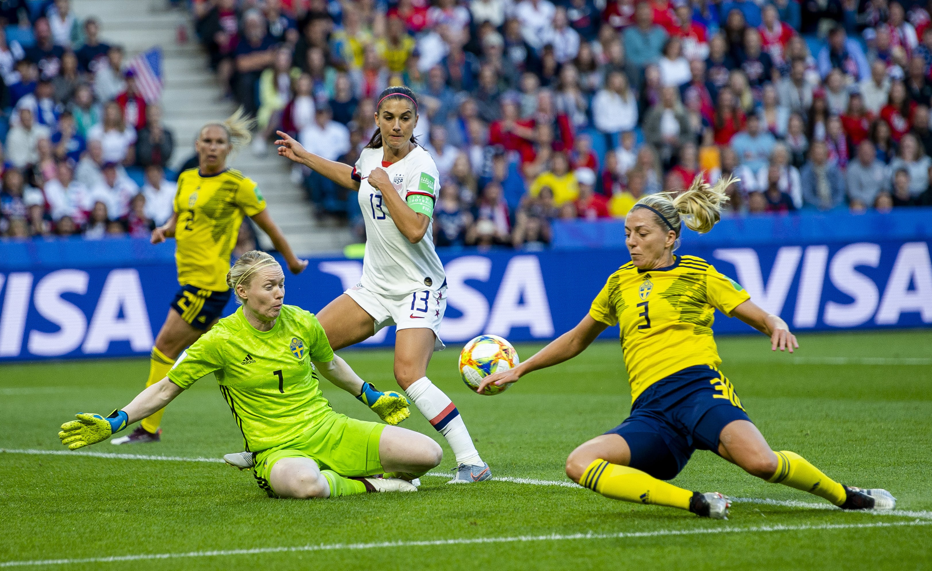 FIFA DamVM i fotboll, kvartsfinal GER SWE (svenskt referat) DamVM