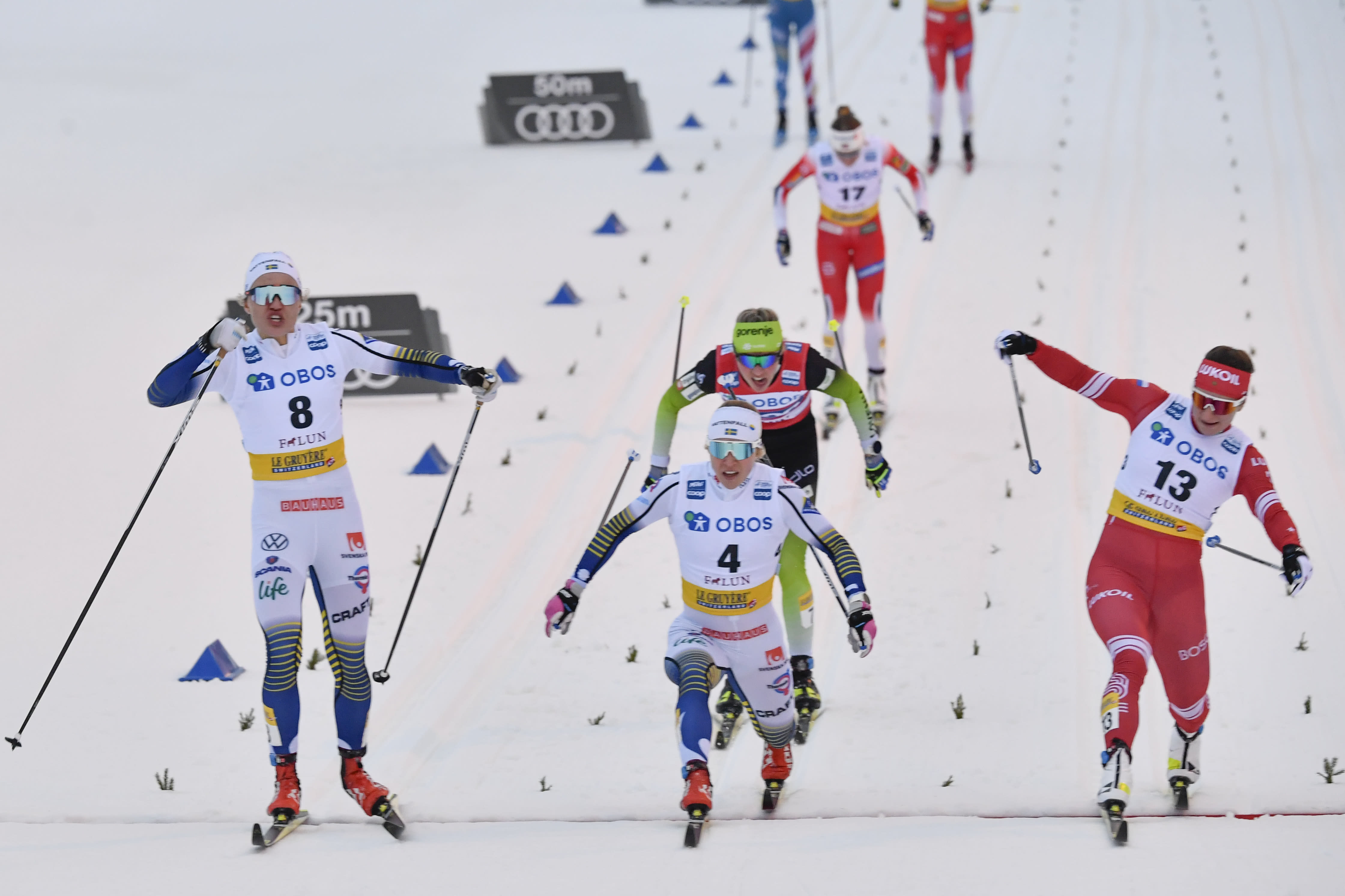 Världscupen på skidor, lagsprint (svenskt referat) Världscupen på