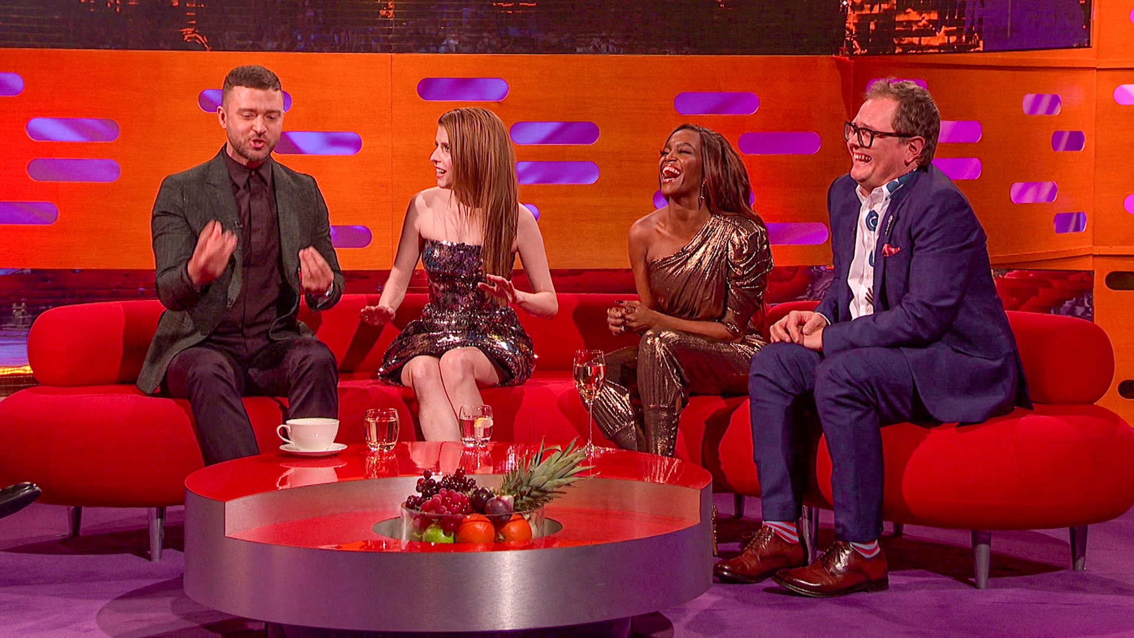 Vieraat: Justin Timberlake, Anna Kendrick, Oti Mabuse, Alan Carr, Sam