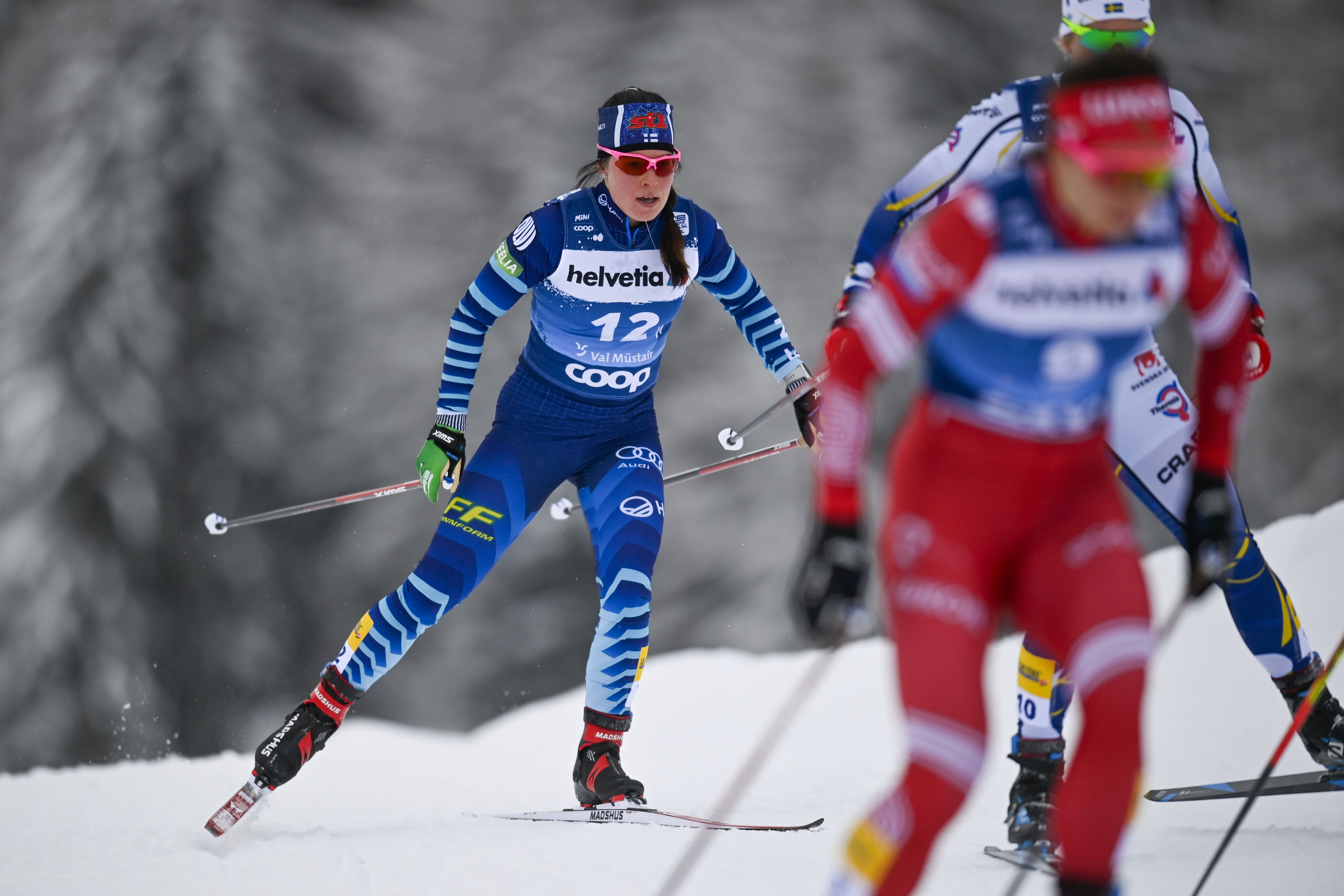 Världscupen på skidor, damernas 10 km (svenskt referat) Världscupen