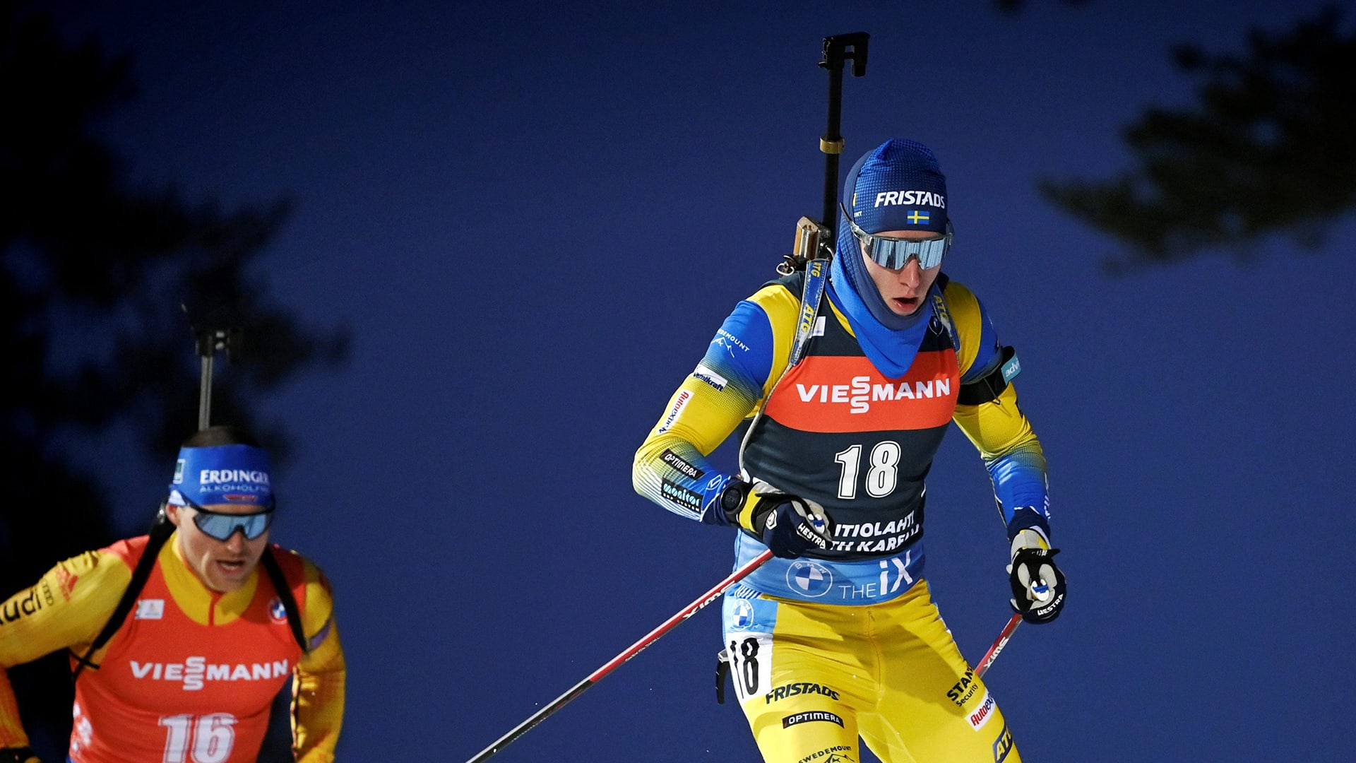 Masstart, herrar, Oberhof Världscupen i skidskytte TV Arenan